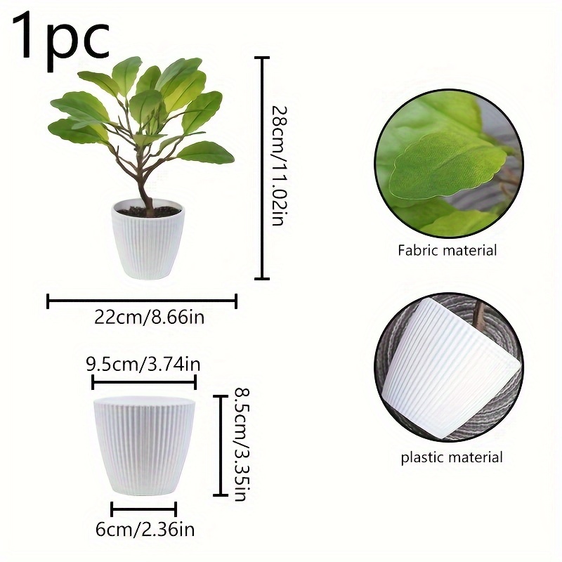 1pc Simpatiche Piante Artificiali, Piante Finte In Vaso Piccole, Verde  Artificiale Pianta Finta In Vaso Interni Casa Fattoria Scrivania Ufficio  Tavolino Bagno Decorazioni Camera Letto - Casa E Cucina - Temu Italy