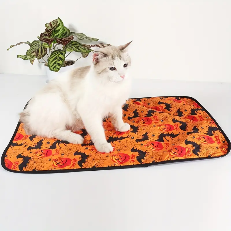 Halloween Trick Bottom Pattern Cat Nest Mat Bed Mat Sofa Mat Floor