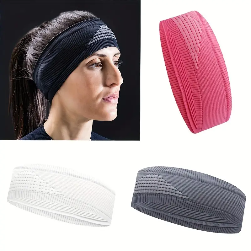 Unisex Sports Workout Headbands For Sweat Wicking And Yoga