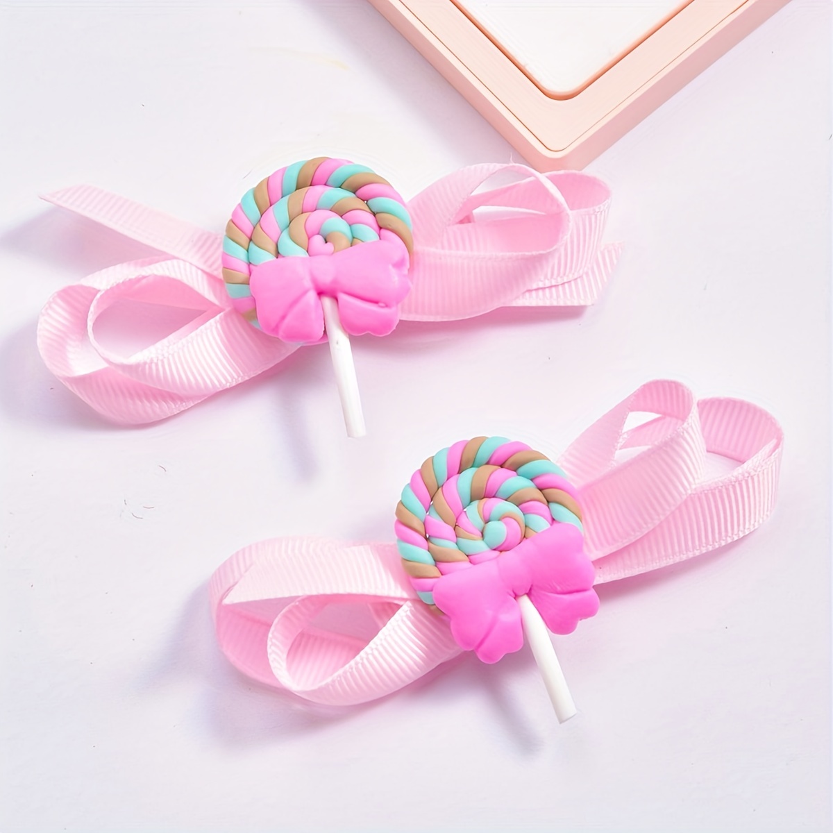 10/20/30/40Pcs Girls Candy Color Hair Clips, Cute Hair Accessories for Kids Children,Temu