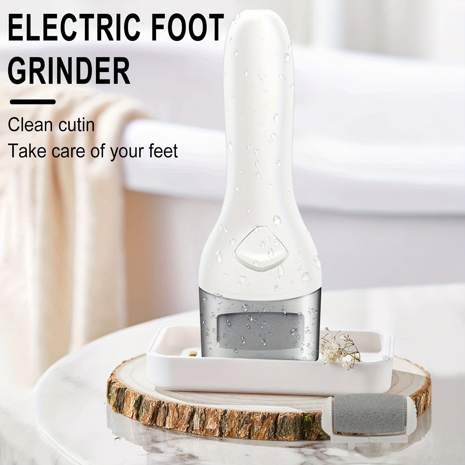 Electric Foot Grinder Callus Remover - Feet Care Cleaning Tool