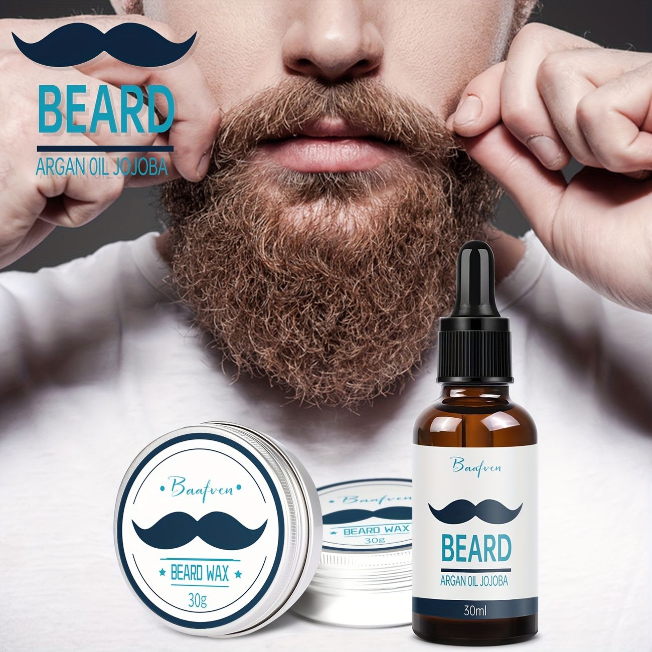 Beard Balm Softener Cream Mustache Wax Mustache Conditioner Softener Leave  In Moisturizer Wax Natural Beard Oil Butter For Beard Mustache Grooming And  Styling | Check Out Today's Deals Now | Temu