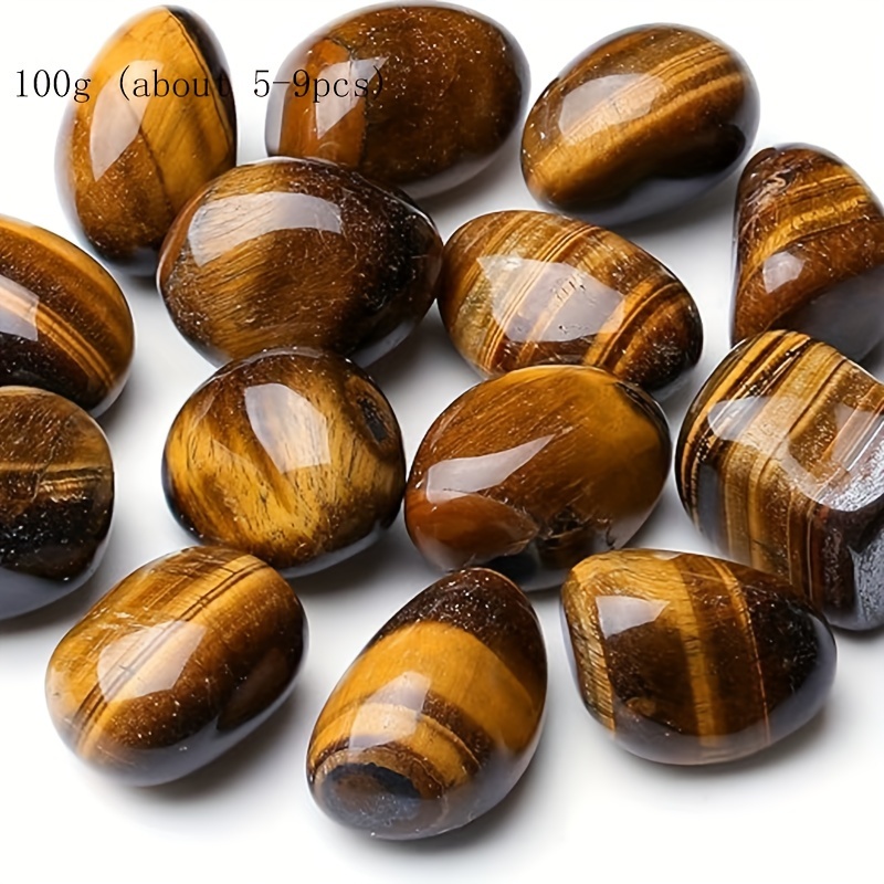 Natural Crystals Rough Tiger's Eye Tumble Chip Stones - Temu