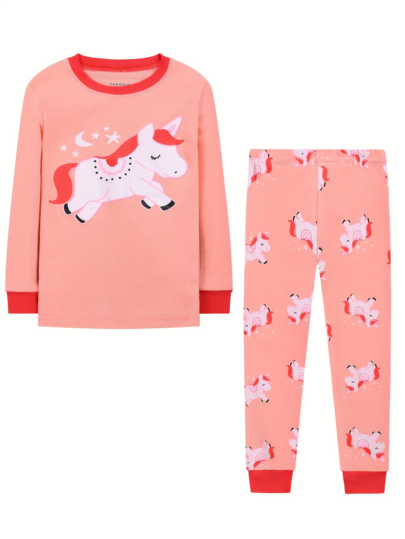 Pigiama unicorno per bambina set pigiama in cotone abiti per