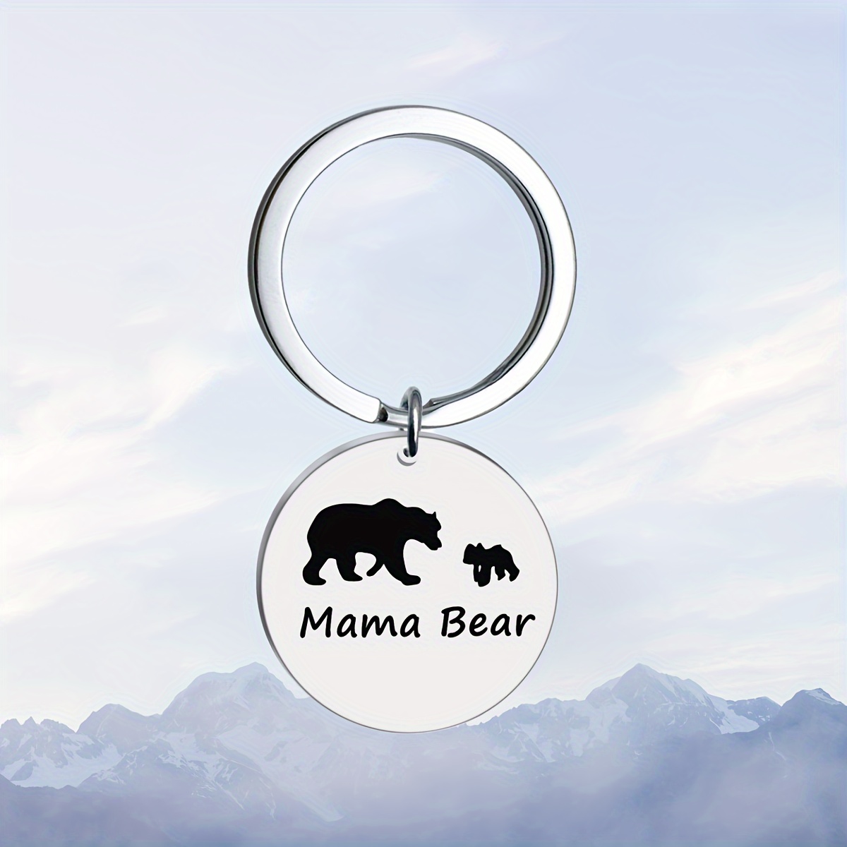 Portachiavi In Acciaio Inossidabile I Membri Famiglia, Portachiavi Rotondo  Mama Bear Mamma Figlio, Regalo Festa Mamma - Gioielli E Accessori - Temu  Italy