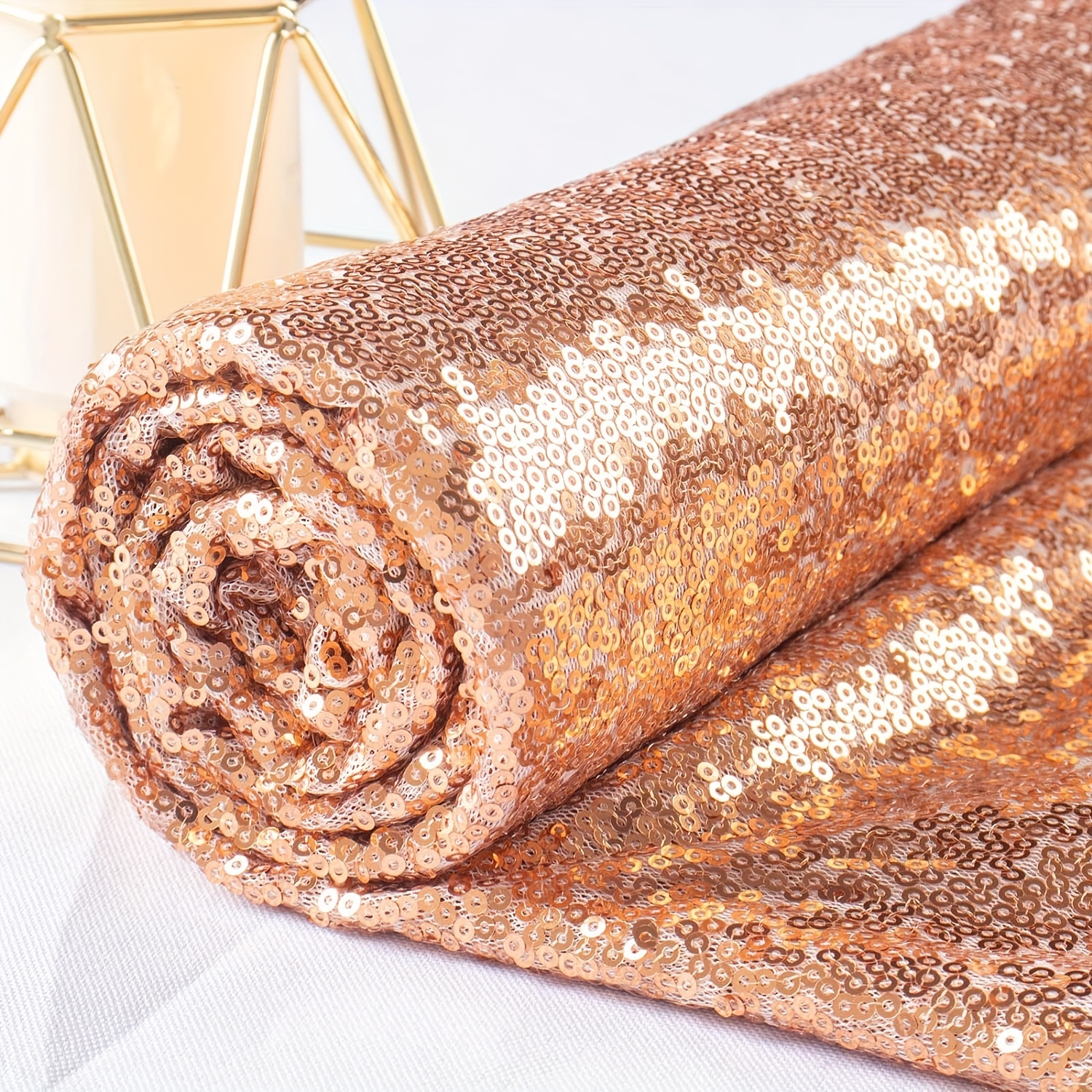 1 yard 91cm sequin fabric glitter shiny embroidery fabric - Temu