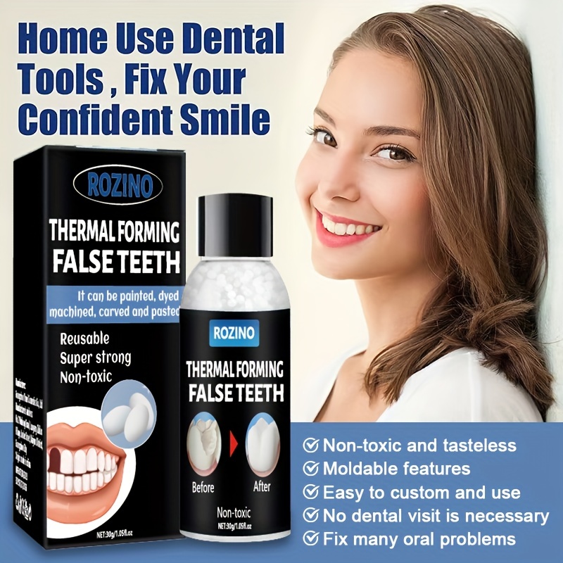 Solid Glue Denture Adhesive Set Bottled Denture Solid Tooth - Temu