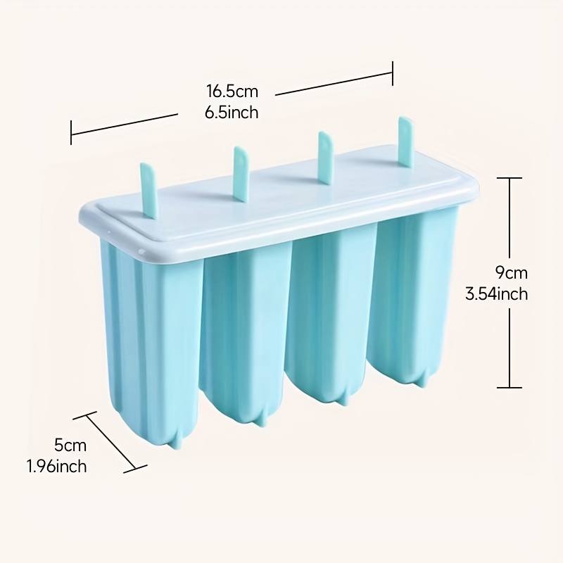 SET OF 4PC PLASTIC POPSICLE MOLDS -48