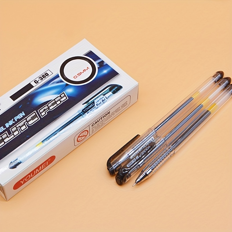 Gel Pen Set Fine Point Needle Tip Black/blue Ink For - Temu