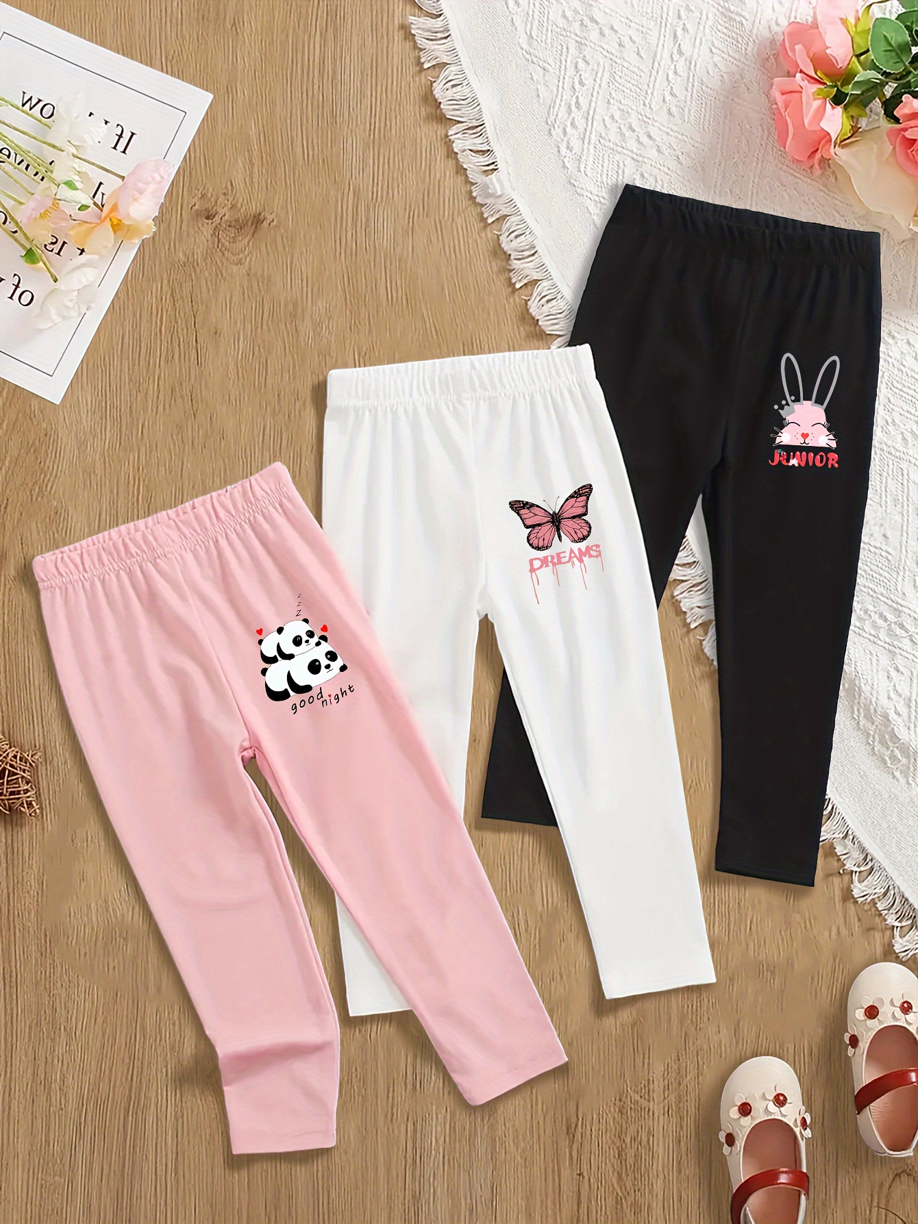 Girls hot sale panda leggings