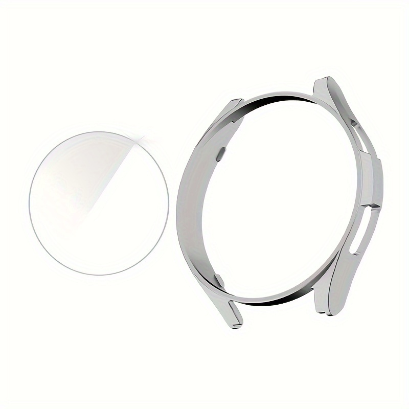 Samsung Galaxy Watch 6 Case + Glass Screen Protector PC All Around Bumper  For Classic 40mm & 44mm Models Includes Box From Growth8, $0.71