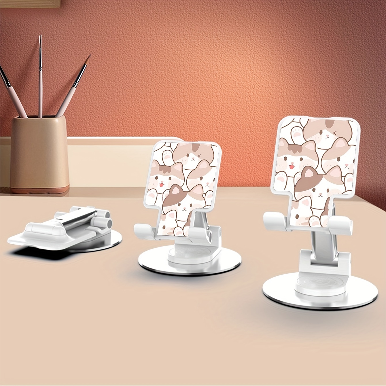 Cartoon Graffiti 360 Rotatable Bracket Phone Holder