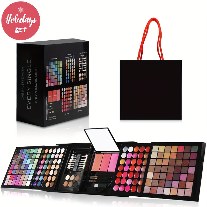 

Makeup Set With Full 177 Colors Including Eyeshadow Palette Blush Lip Gloss Concealer, All In 1 Makeup Kit For Women Full Kit With Mirror And Applicators Ideal For Mother's Day Makeup Set