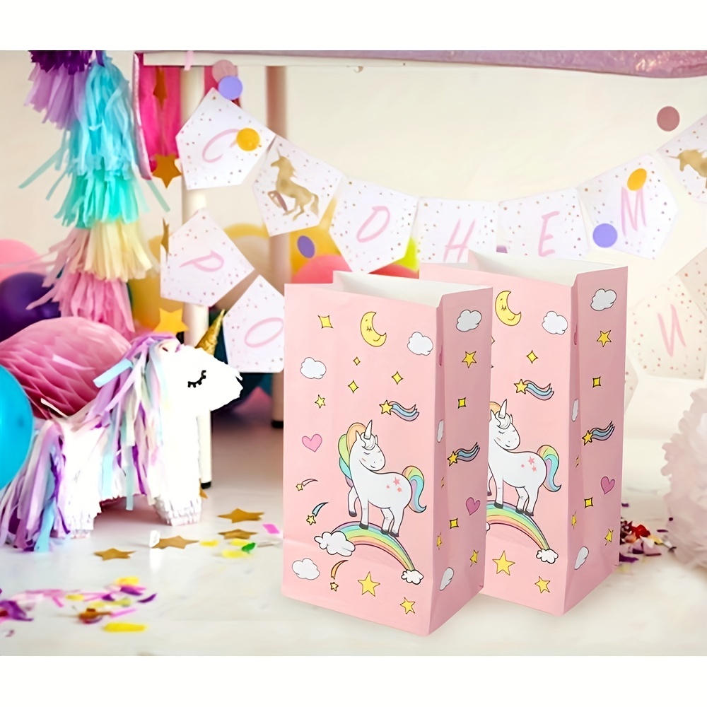 Unicorn, Favor Bags, Kids Birthday Custom Party Bags