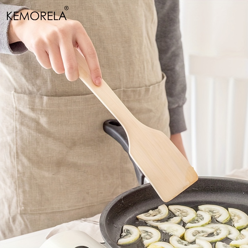 Wooden Spatulas Non stick Wood Turners For Food Frying - Temu