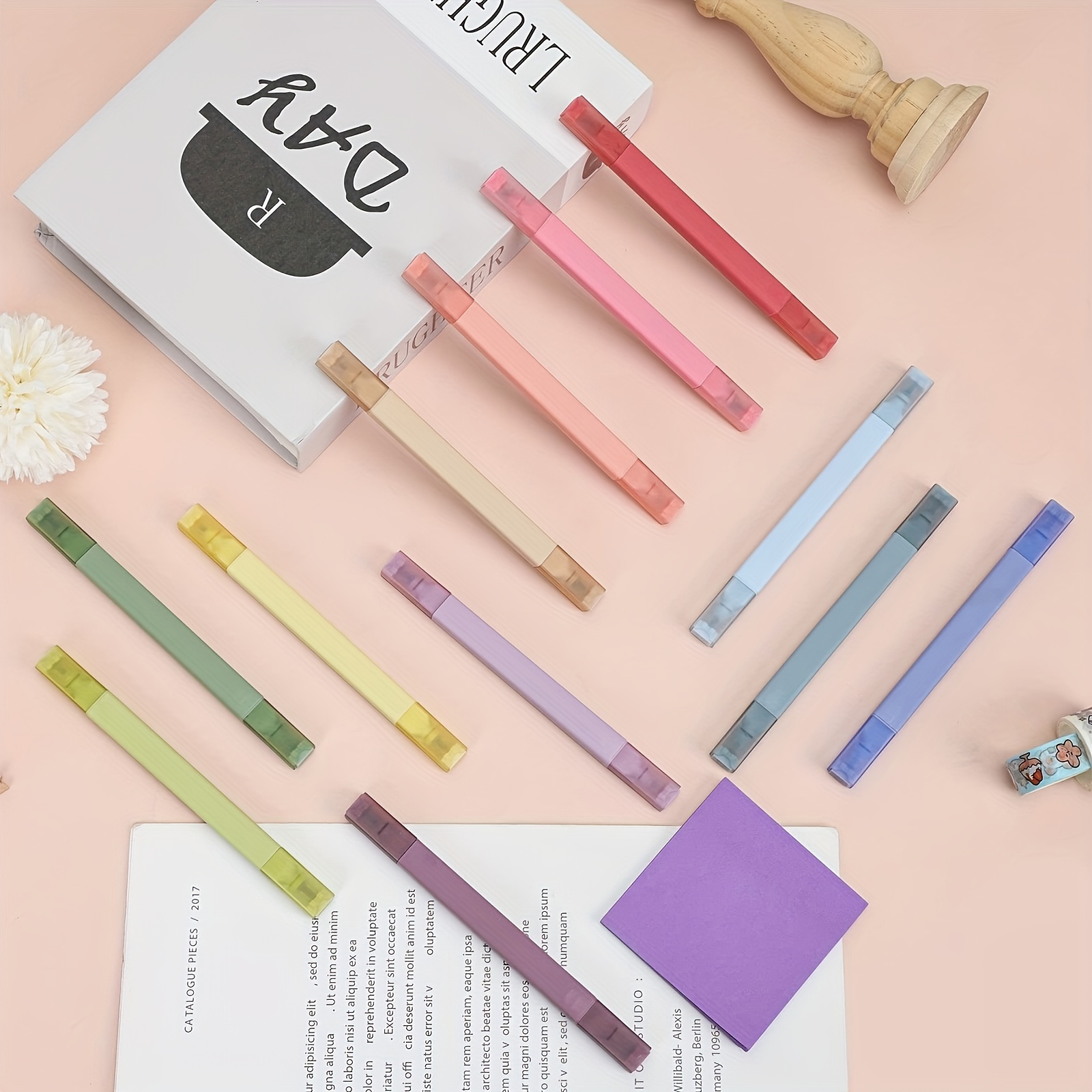 Pastel Highlighters Aesthetic Cute Bible Highlighters Pens - Temu