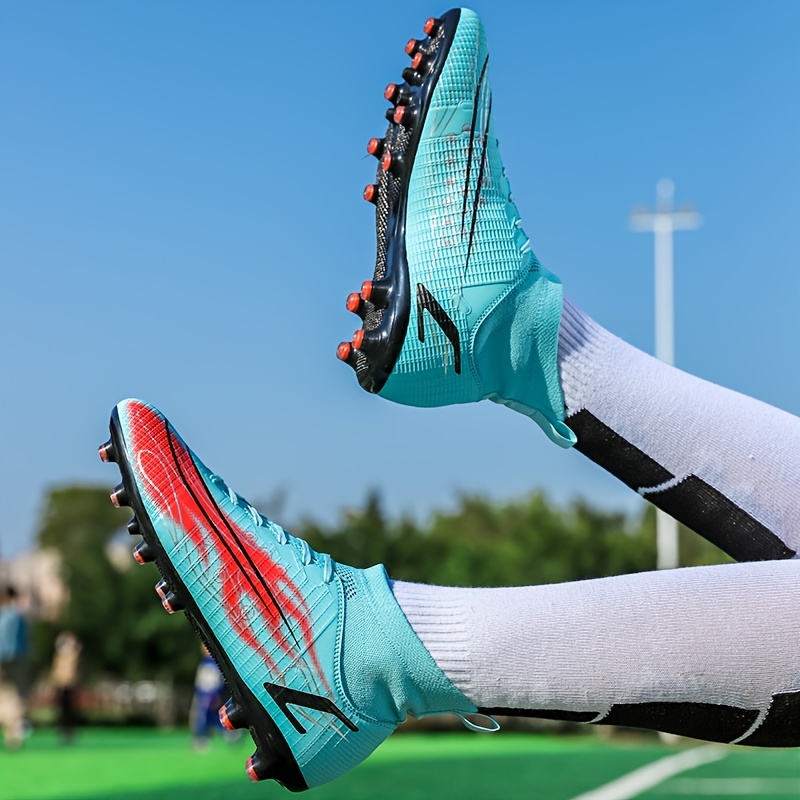 Chaussures de football athlétiques pour hommes, crampons AG pour garçons  étudiants, chaussures d'entraînement antidérapantes et résistantes à  l'usure pour les compétitions de l'adolescent Super Foot Bowl - Temu Canada
