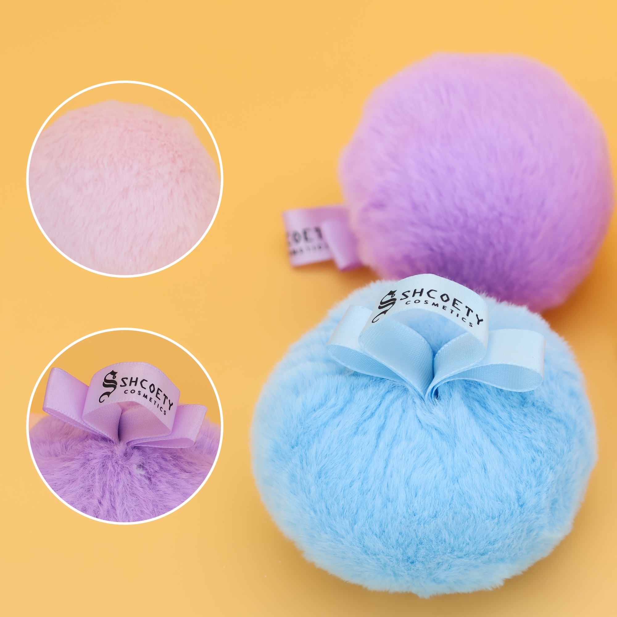 Powder Puff Makeup Puff Pure Cotton Powder Velour Face Ultra - Temu