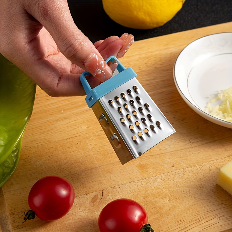 Mini Parmesan Cheese Grater Stainless Steel Professional 4 Side