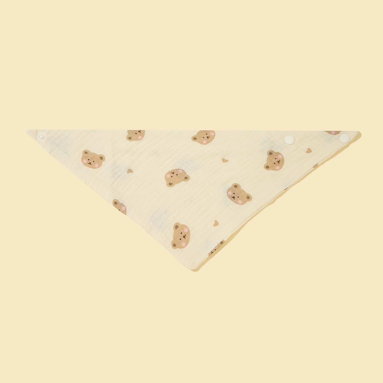 5 Pack Unisex Baby Bandana Bibs Solid Colors for Boys & Girls