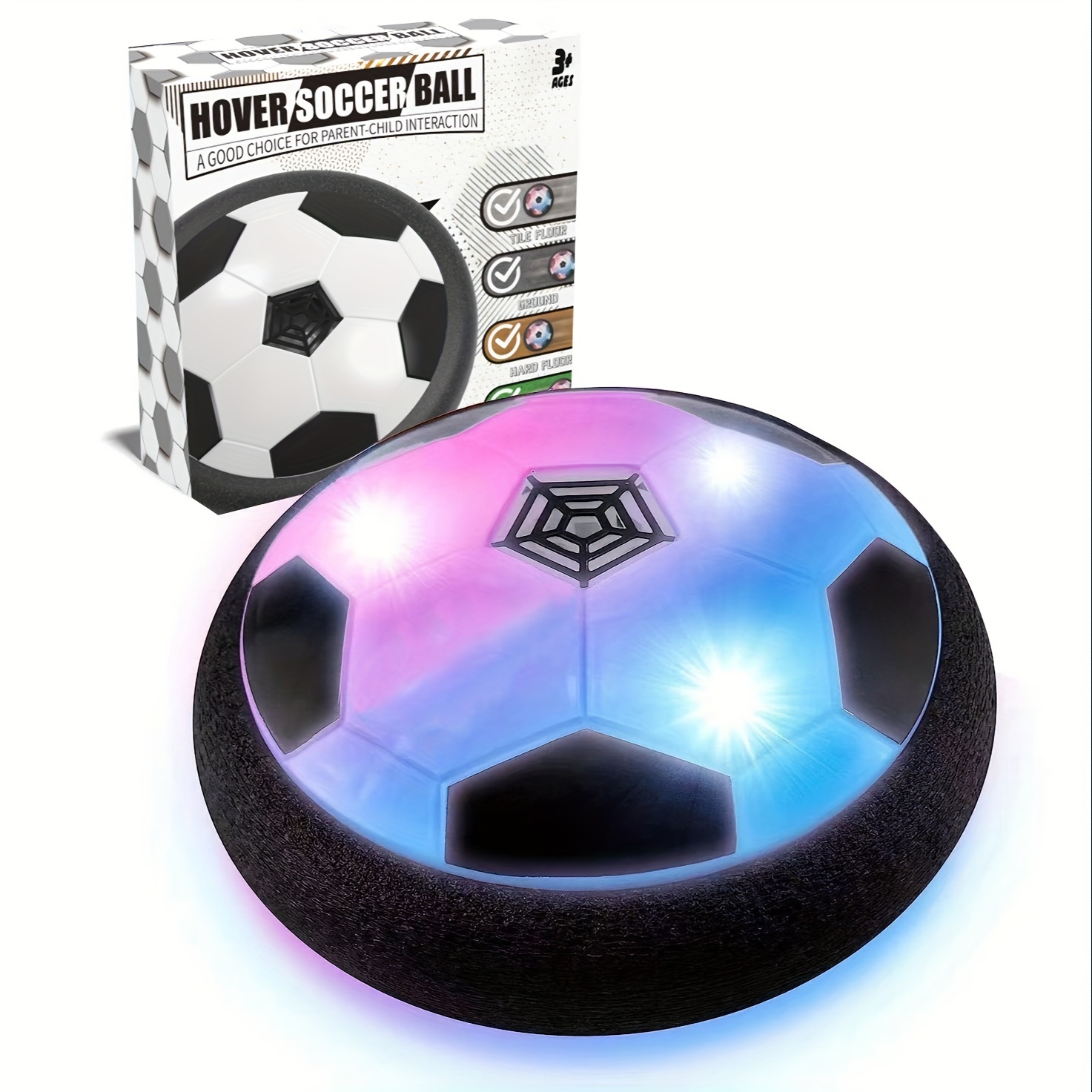 Pelotas de fútbol de goma del patio de 4 piezas, pelotas de fútbol  coloridas de los deportes, pelota de fútbol de plástico inflable de los  niños para