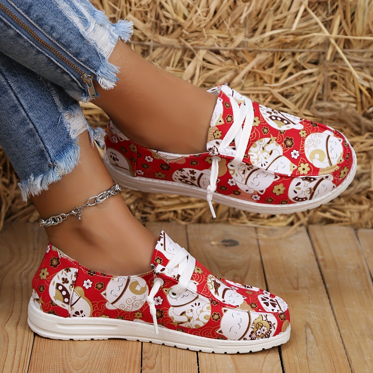 Cat clearance print shoes