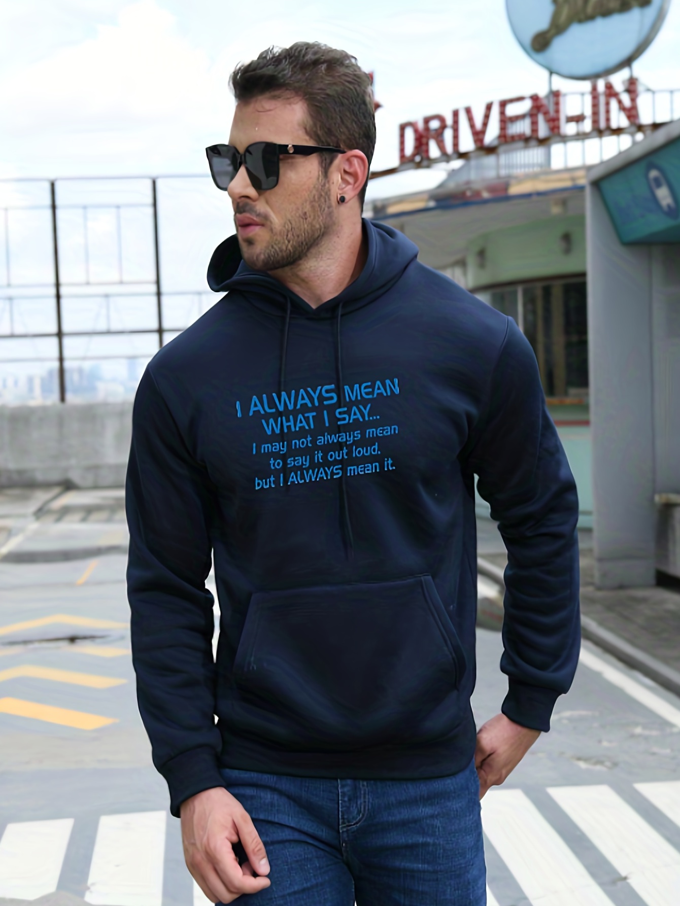 Represent Men's Sweatshirt - Blue - Sweatshirts