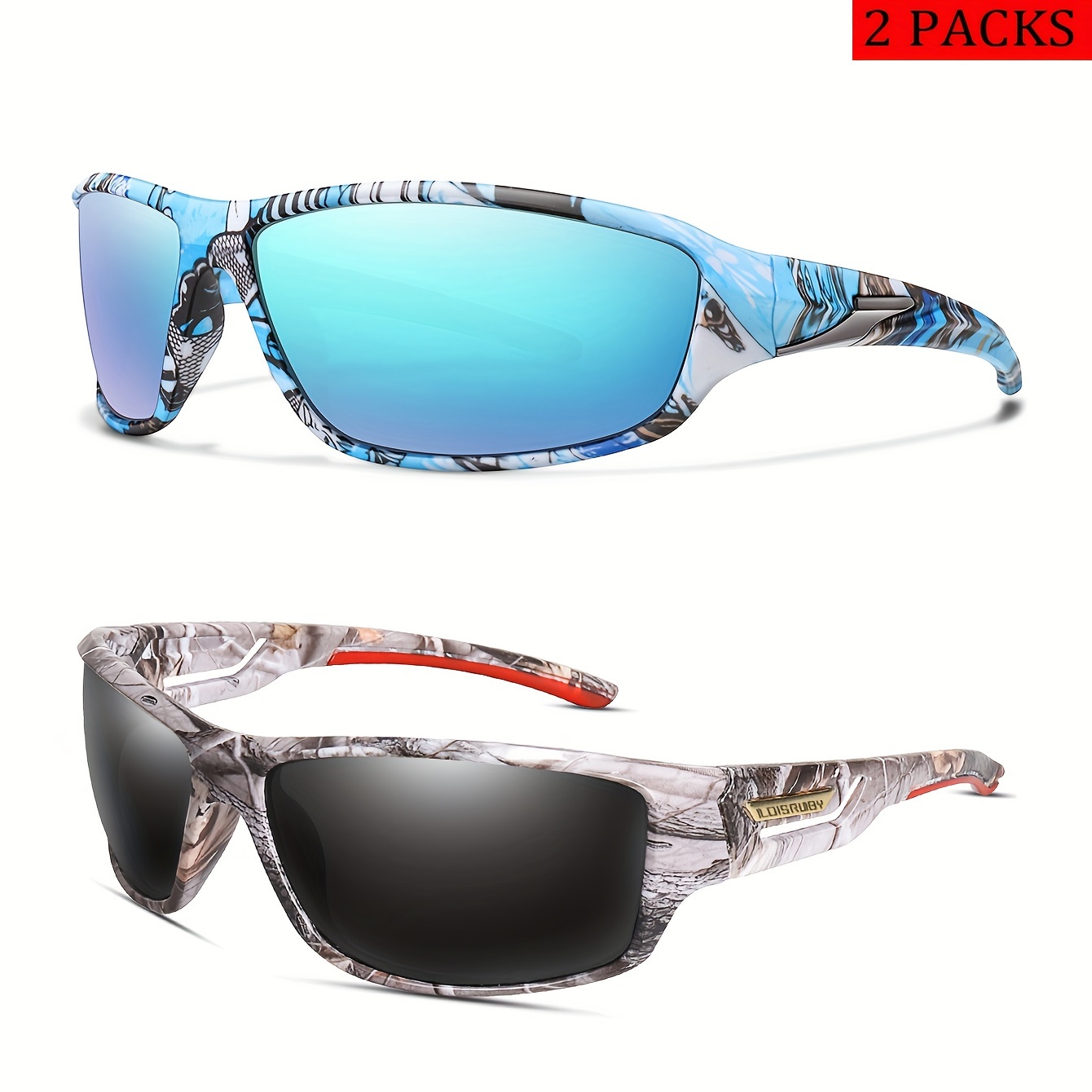 Camouflage Polarized Cycling Sunglasses Outdoor - Temu