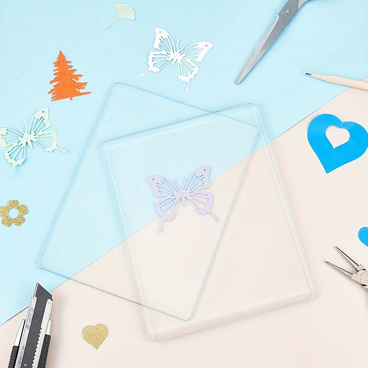 Clear Acrylic Cutting Pads Transparent Acrylic Die Cutting Temu