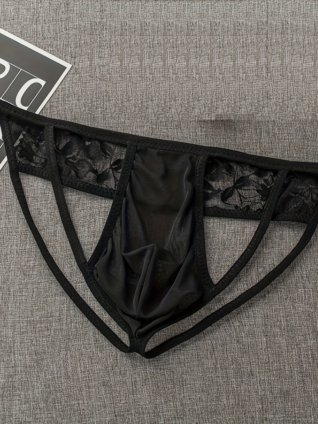 Mature Mens Sexy Stylish G-string See Through Mesh Breathable