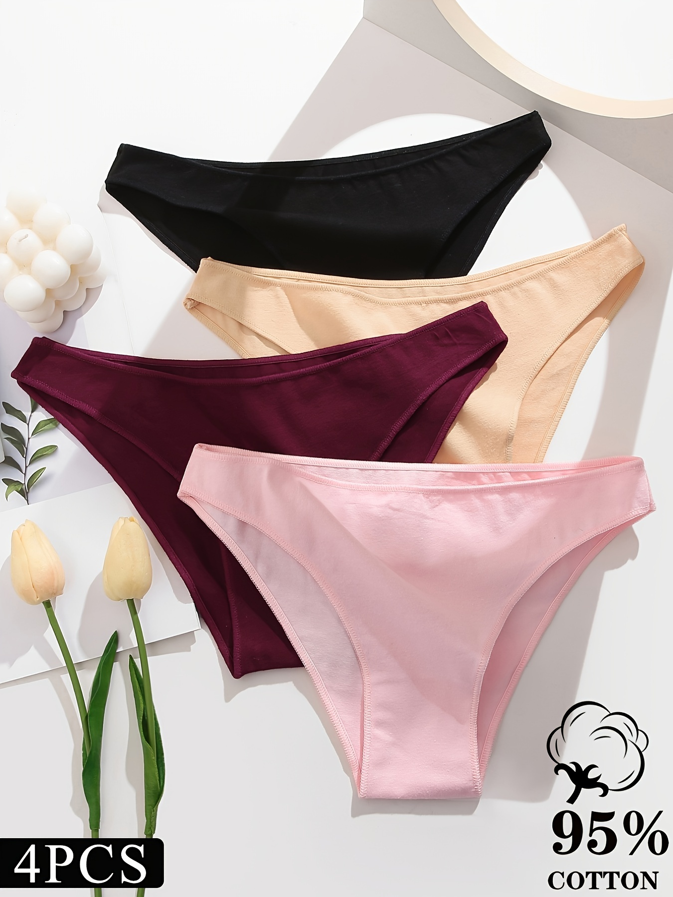 Womens All Cotton Underwear - Temu
