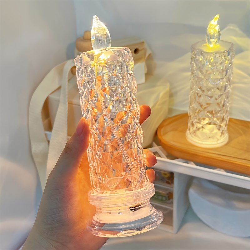 1Pc Ramadan Lantern Decorative Candle Holders,Battery-Powered LED