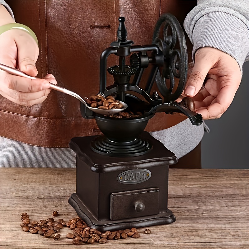  Molinillo de café manual retro, molino de mano