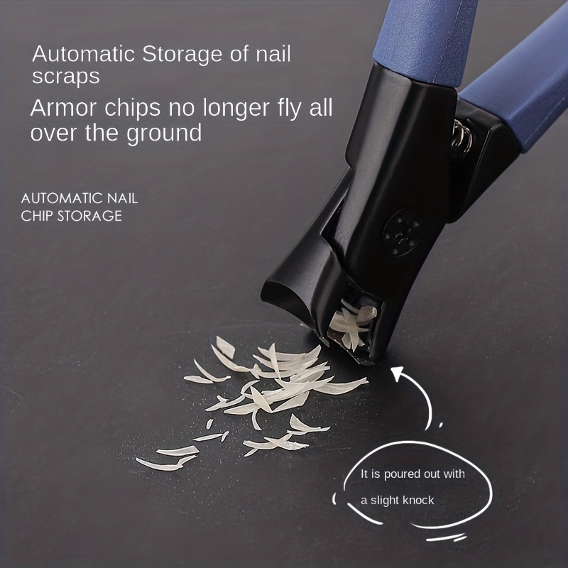 Electric Nail Clippers, Automatic Nail Trimmer, Nail Scraps Storag