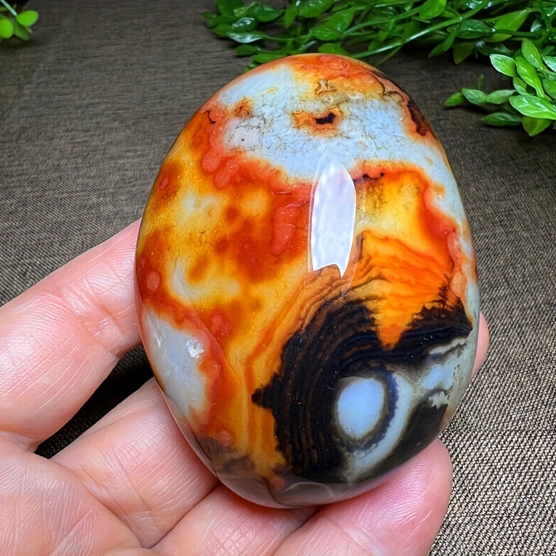 1pc natural twisted agate handle piece ornament family - Temu Portugal