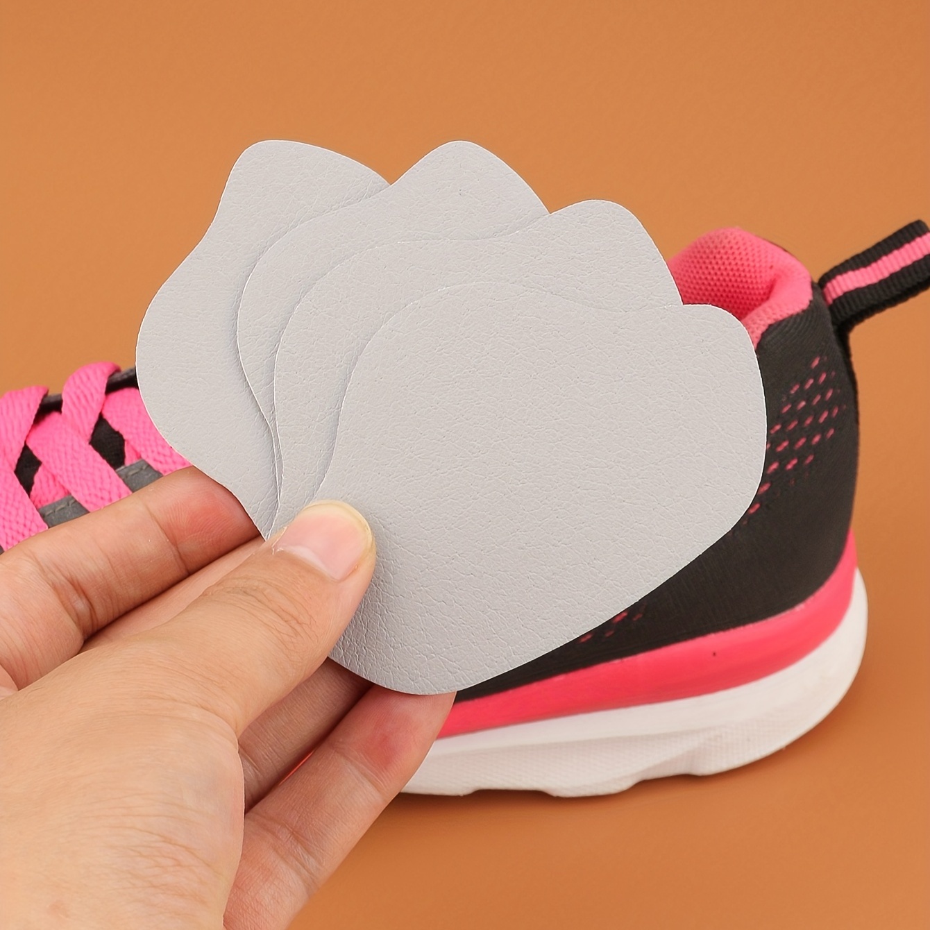 NEGJ Heel Hole Sticker 2 Pairs Self Adhesive Shoe Hole Patch