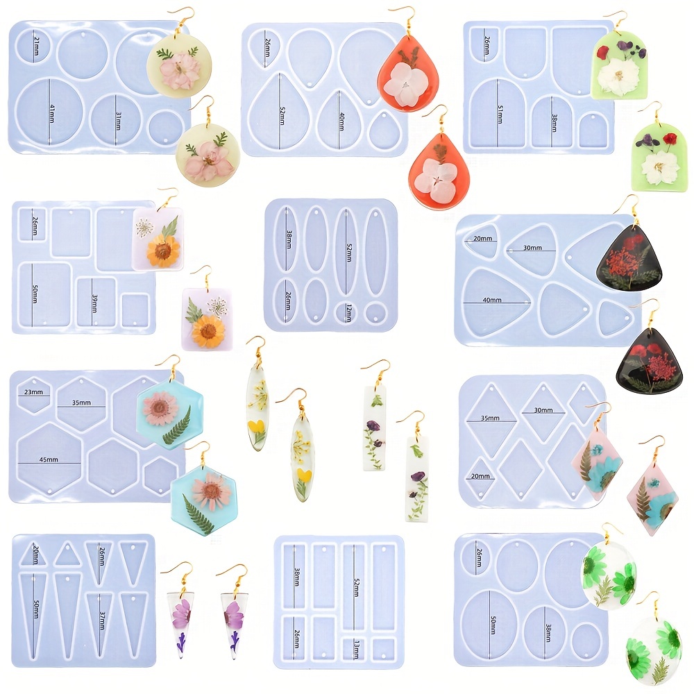  LET'S RESIN Ghost Shape Resin Earring Molds, Silicone Molds for  Epoxy Resin with Earring Accessories, Jump Rings, Epoxy Resin Molds for DIY  Keychain, Table Decoration, Earring : Arts, Crafts & Sewing