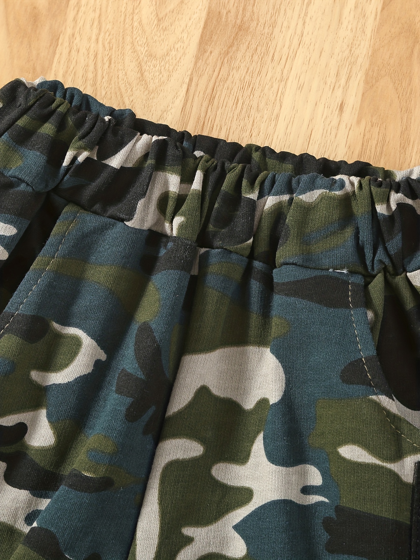 Toddler Boy's 2pcs Camouflage Sweatshirt & Sweatpants Set