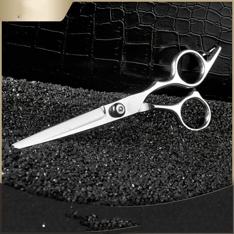 Hair Cutting Scissors Professional Home Haircutting Barber/Salon Thinning  Shears Kit with Comb and Case for Men/Women (Sliver)