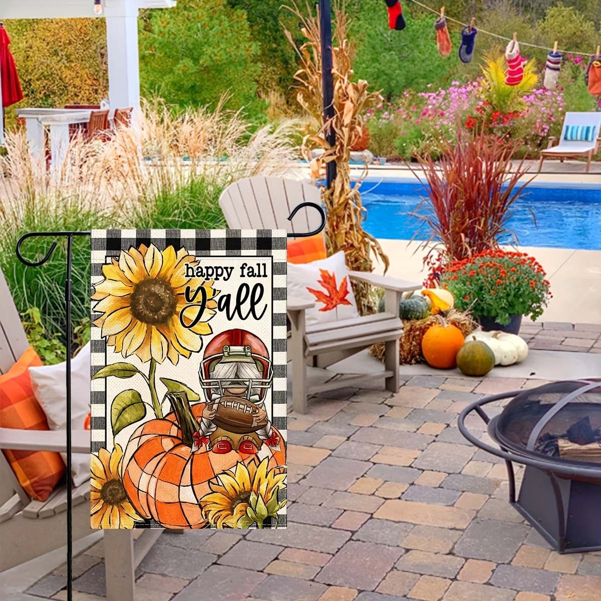 NFL Flags in Patio & Outdoor Decor 