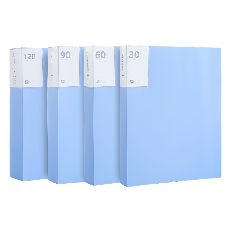 A4 Binder With Transparent Insert Pages, Multiple Layers, Suitable For  Students Taking Tests, Contract Filing And Archiving, 30 Pages