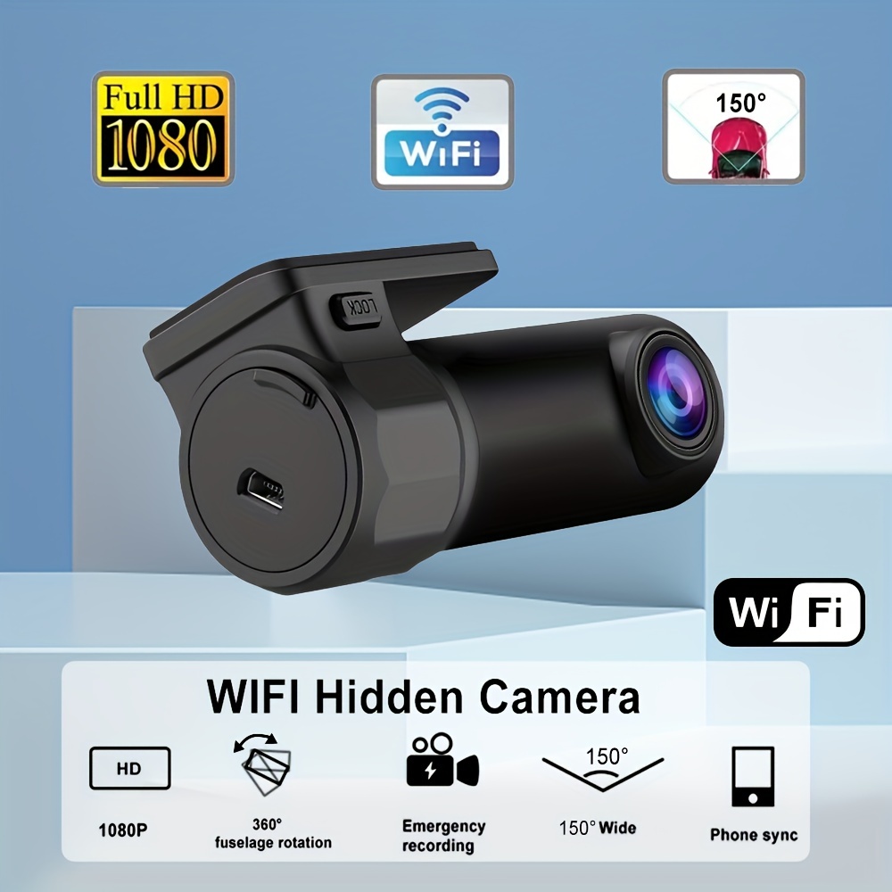 Smart Wifi Dvr Cam 130 Degree Wireless Car Dash Cam 1080P Full Hd