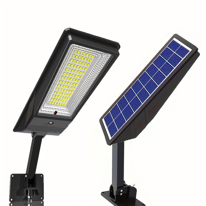 Lumière solaire puissante avec capteur de mouvement extérieur, étanche,  rotative, LED, projecteur pour jardin, chemin, rue
