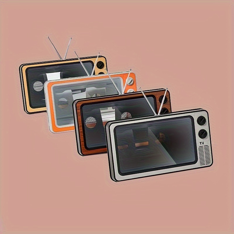  Lupa de pantalla de 16 pulgadas para teléfono celular,  proyector de aumento 3D HD para películas, videos y juegos, soporte  plegable para teléfono con amplificador de pantalla, compatible con todos  los