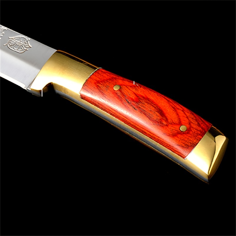 Barbecue Knife Cleaver Hand Meat Hand Grilled Cooked Food Outdoor Portable  Meat Knife - Temu