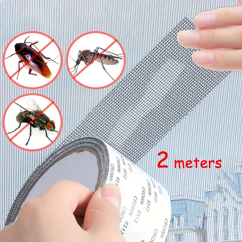 Anti-insect Fly Door Window Mosquito Screen Net Repair Tape Patch Adhesive  Door Window Screen Repair Tape Screen Repair Sticker