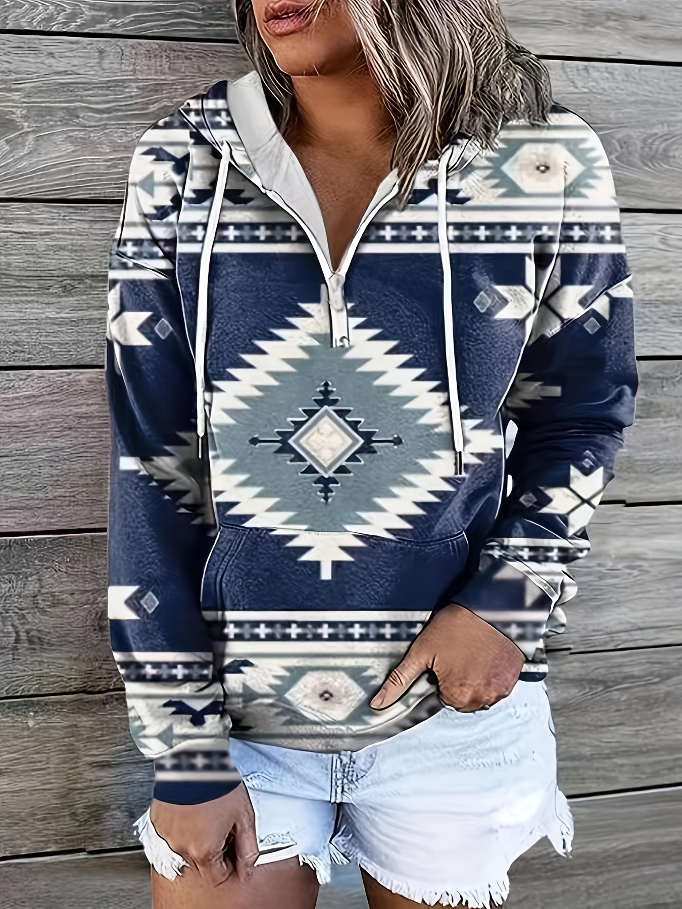 Aztec Hoodie  Aztec Clothes - Aztec-Clothes