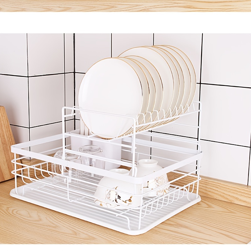 Stylish And Space saving Kitchen Storage Rack With Drainage - Temu