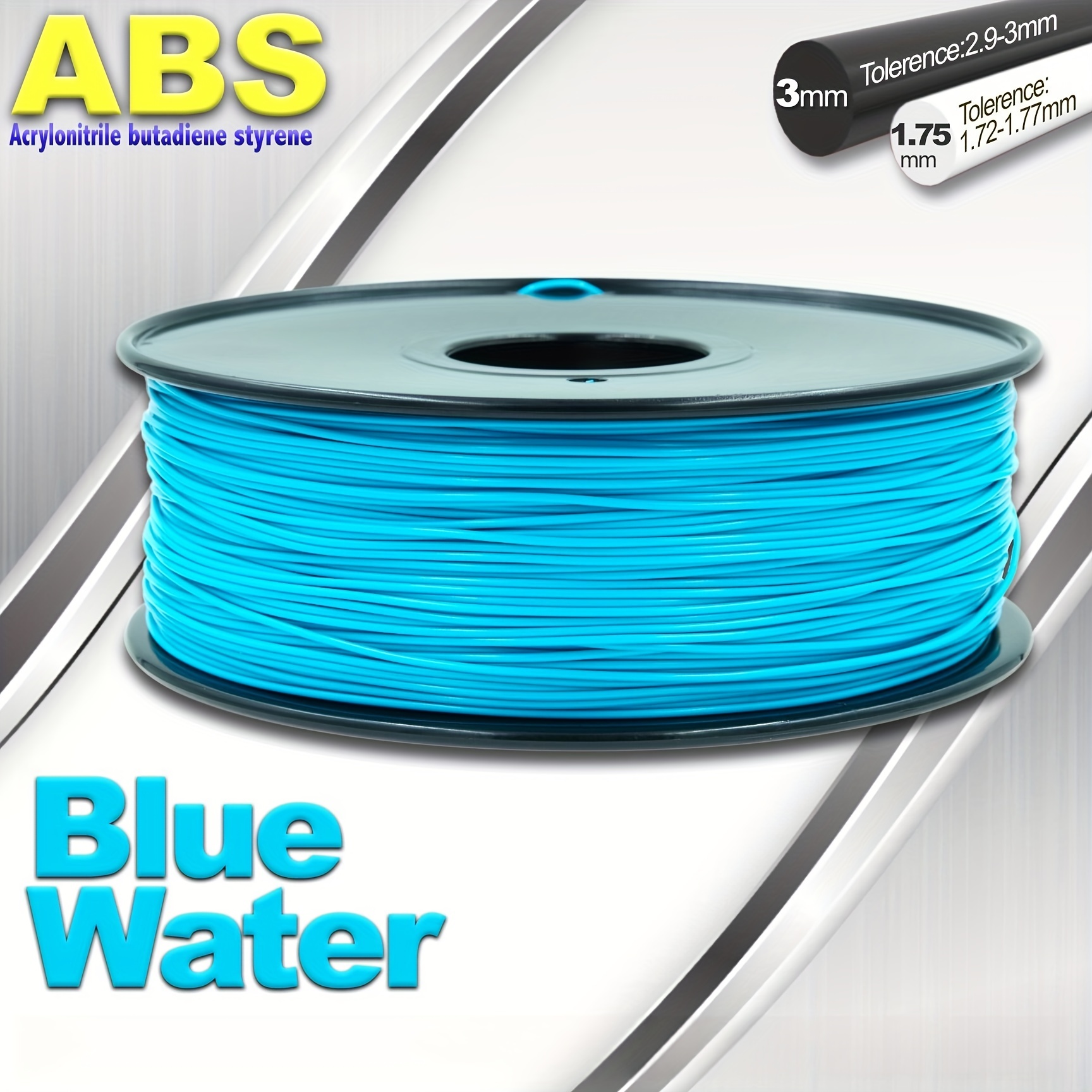 Filamento abs 1.75mm Blue Ocean filamentos para impresora 3d