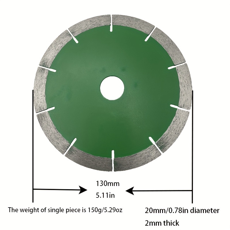 Lame diamant super fine de 10,2 cm pour couper des carreaux de porcelaine,  granit et marbre (DC-SXSB01-2pc)